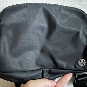 lululemon athletica Black Mini Bag Sleek Design